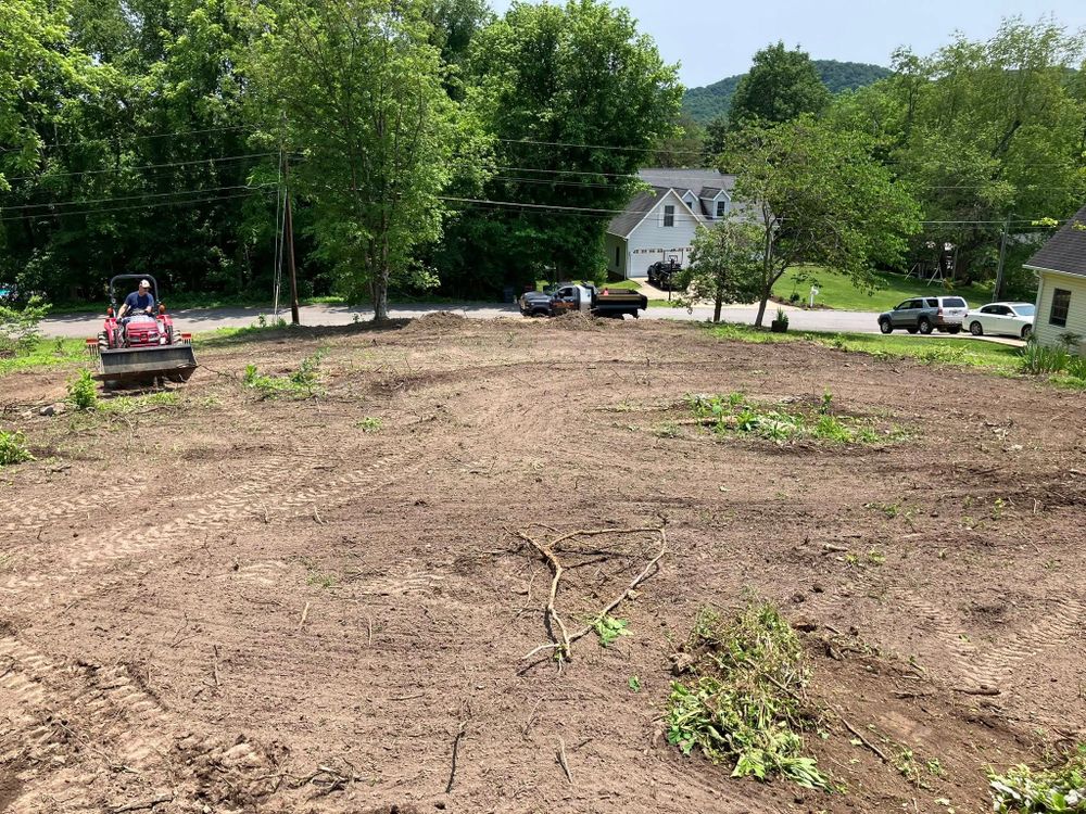 Excavating for Genesis Landworks in Bluff City, TN