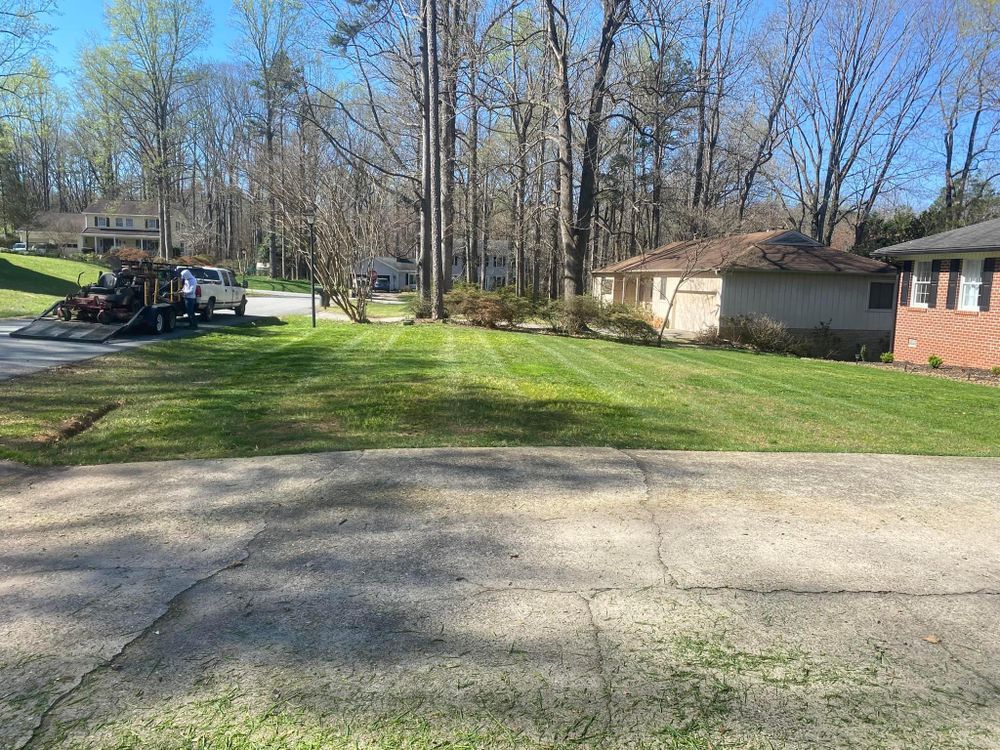 Mulching for America's Top Pick Lawn & Landscaping in Gastonia, NC