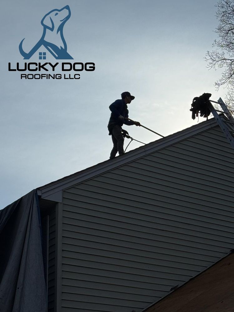 Our Roofing Repairs service quickly fixes leaks, damaged shingles, and storm issues, protecting your home from further damage with expert workmanship, honest advice, and reliable solutions you can trust. for Lucky Dog Roofing LLC in Southington, CT