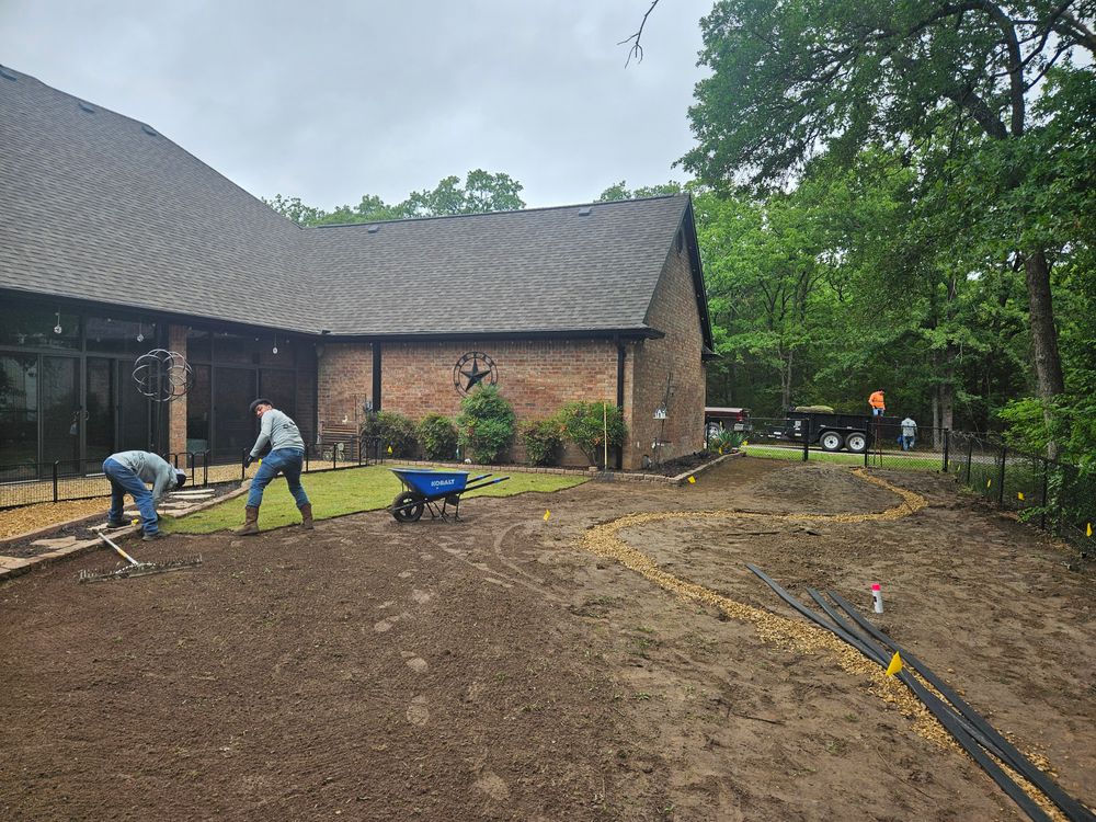 Mowing for Ornelas Lawn Service in Lone Oak, Texas