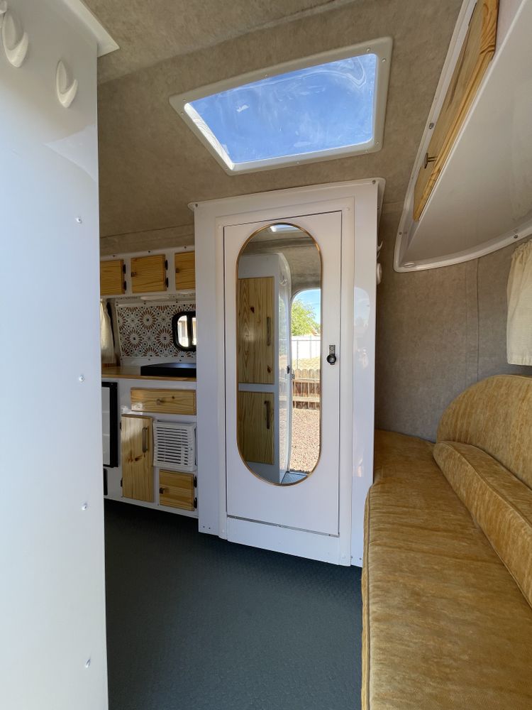 Scamp Travel Trailer for Mauka to Makai RV Renovations in Los Angeles, CA