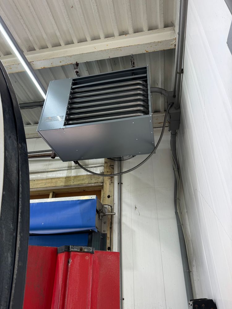 Unit Heater Upgrade for Big Moes Plumbing & Heating in Fitchburg, MA