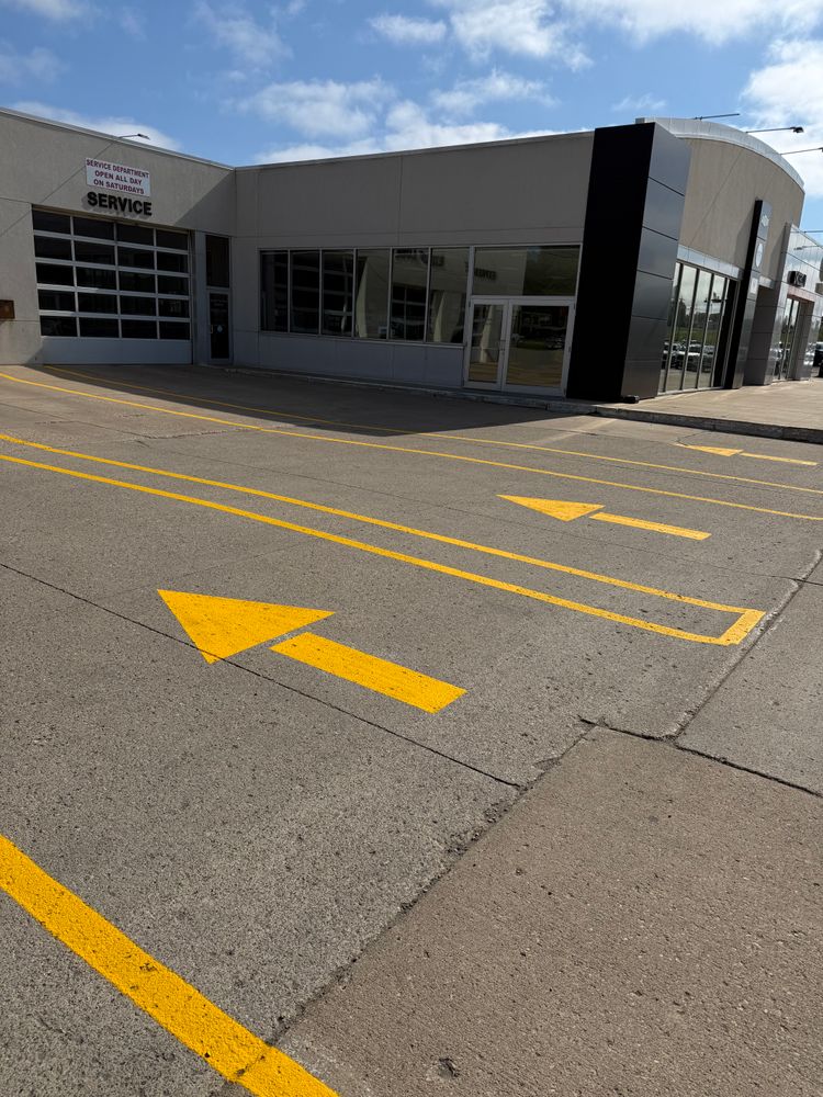 All Photos for Midwest Line Striping LLC in Spirit Lake, IA