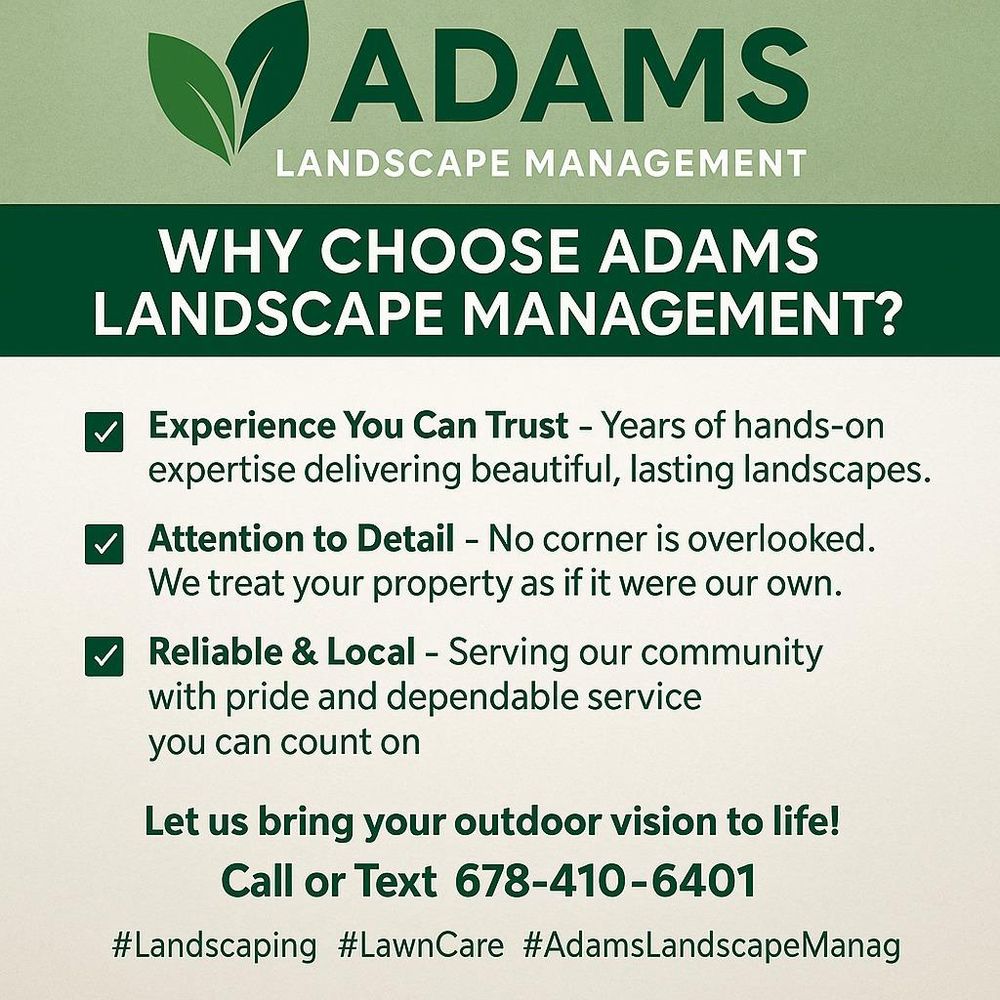 All Photos for Adams Landscape Management Group LLC. in Loganville, GA