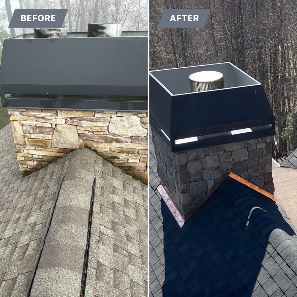 Chimney for RJ Roofing of WNC in Brevard, NC