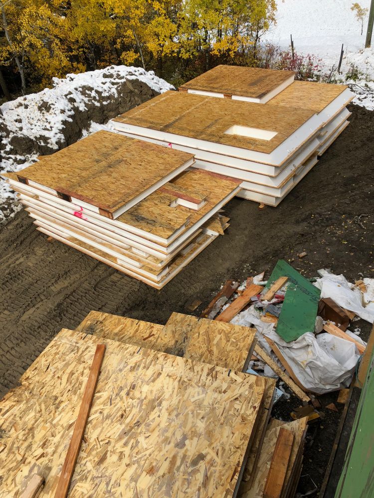 Framing for R&H Homes in Bozeman, MT