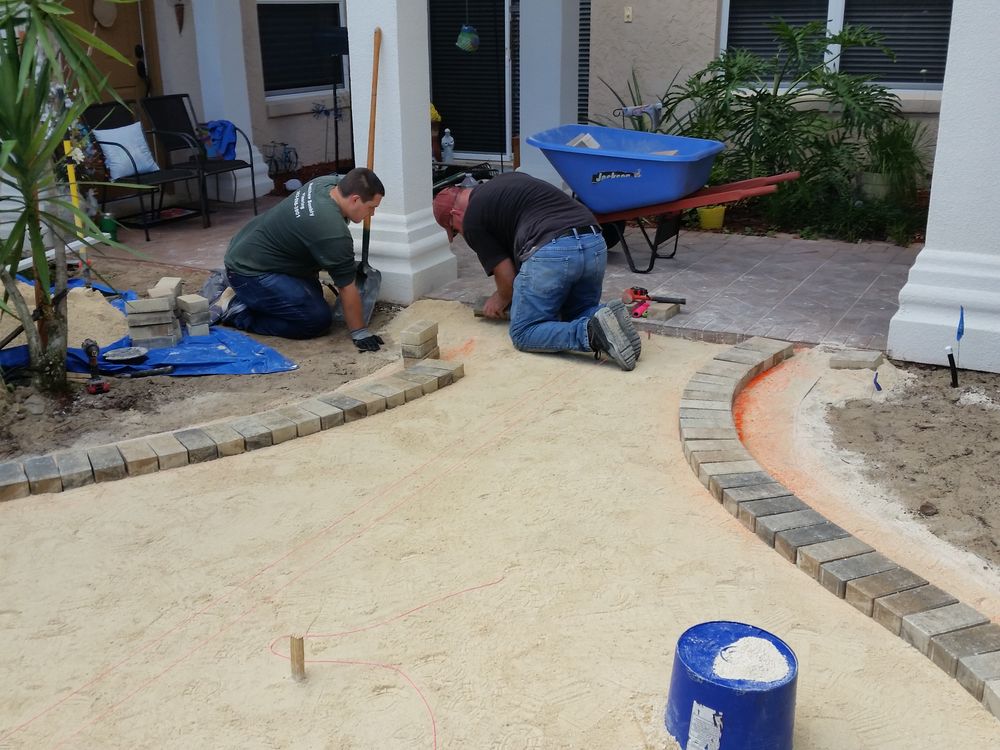 Patio Design for Landscape Renovators Inc. Michael Bombly in Lecanto, FL