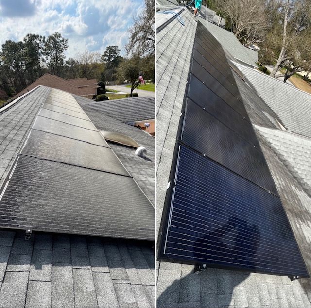 Solar Panel Cleaning for Foreshore Pressure Cleaning Services Inc in Holiday, FL