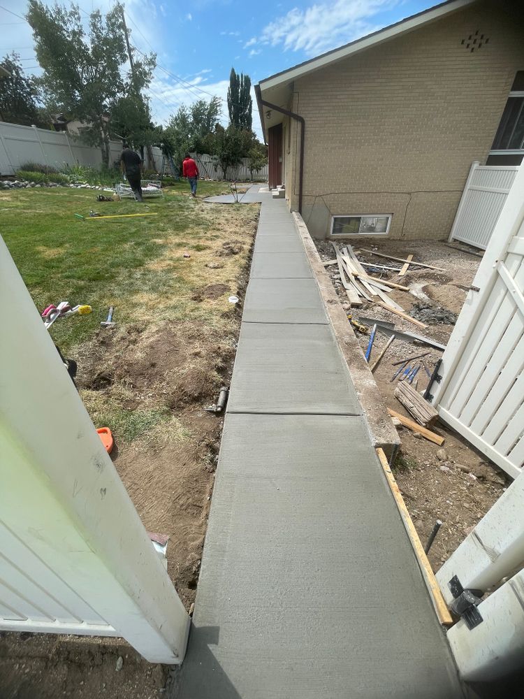 Our Stairs & Walkways service creates durable, attractive concrete pathways and steps that improve safety, accessibility, and curb appeal. We design and install custom solutions built to last. for MSN Concrete Construction LLC in Ogden, UT