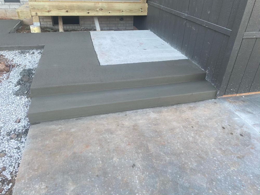 Our stair design and installation service offers homeowners customized, durable concrete stairs that enhance aesthetics and functionality. Trust our expertise to create beautiful, safe steps tailored to your specific needs. for Josh’s Construction in Nixa, MO