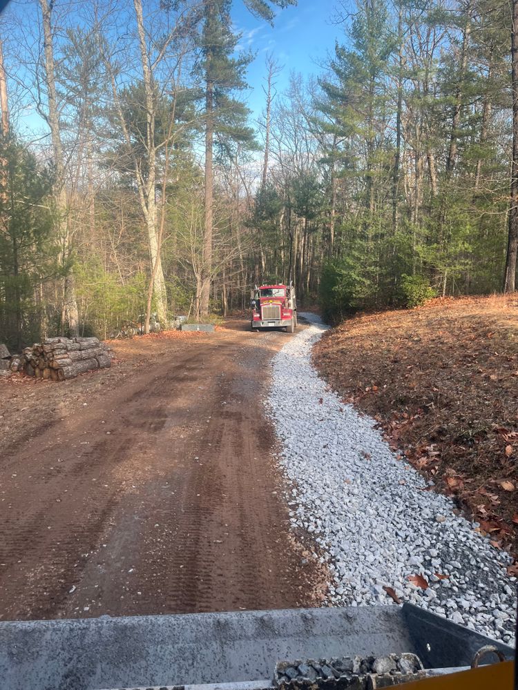 Grading for Schrock’s Land Management in Northern Virginia, Shenandoah Valley, VA