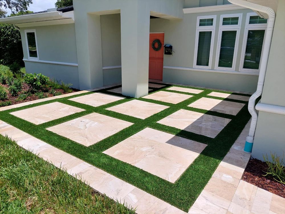 Hardscaping for Team Tolson Landscape in Tampa Bay, FL