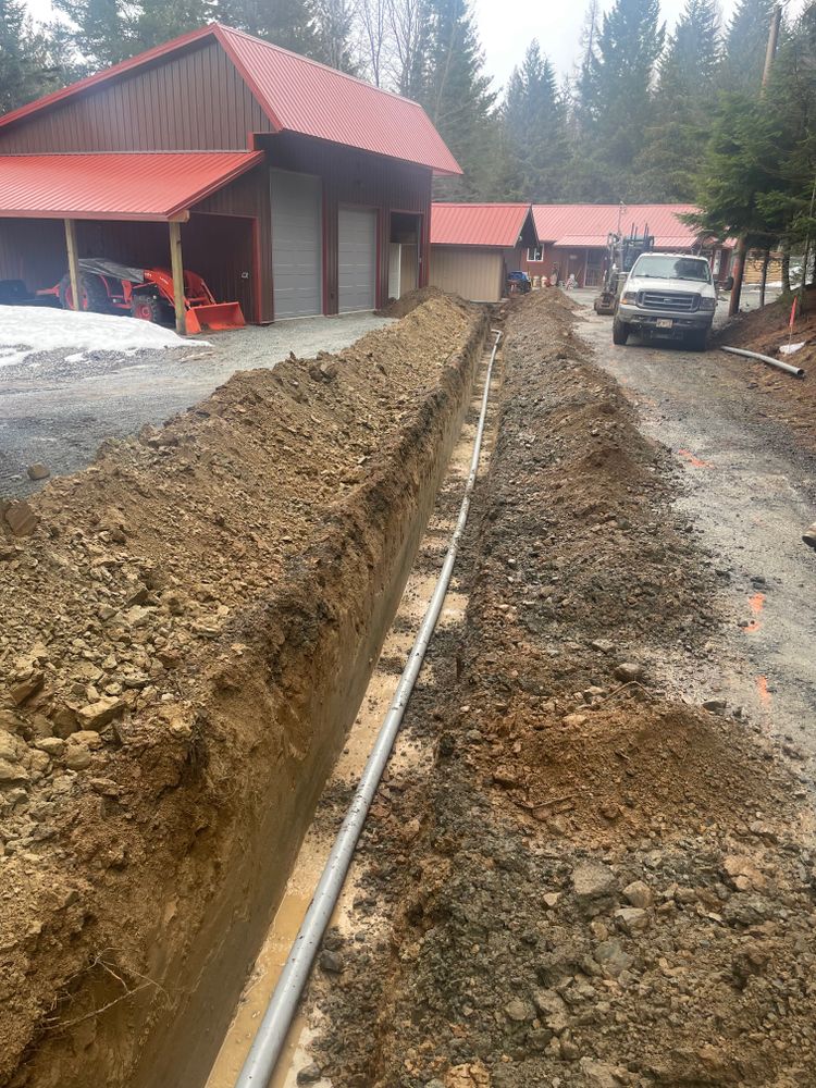 Water Line Installation for North Point Trenchless in Sandpoint, ID