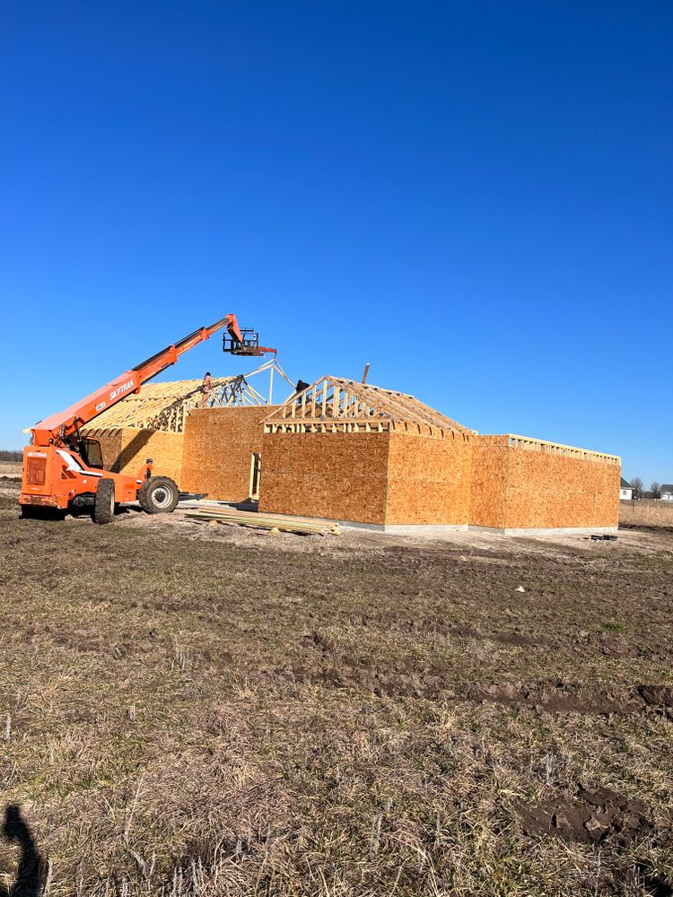 Framing for Edgecomb Builders in Garnett, KS