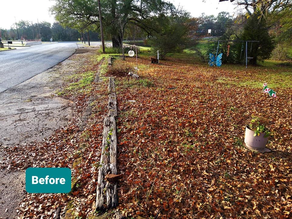 Our Fall Clean Up service helps homeowners prepare their yard for colder months by removing leaves, pruning trees, and cleaning up garden beds to ensure a tidy outdoor space during autumn. for JBC Mowing in Cedar Creek Lake, Texas