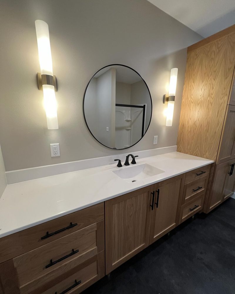 Transform your bathroom into a modern, functional space with our expert renovation services. We customize designs to fit your style and budget, ensuring quality craftsmanship and exceptional customer satisfaction every step of the way. for Harnack Builders & Roofing in Beaver Creek, MN