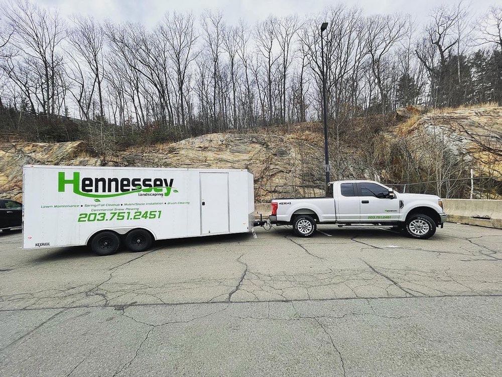 Our Equipment and Team for Hennessey Landscaping LLC in Oxford,  CT 