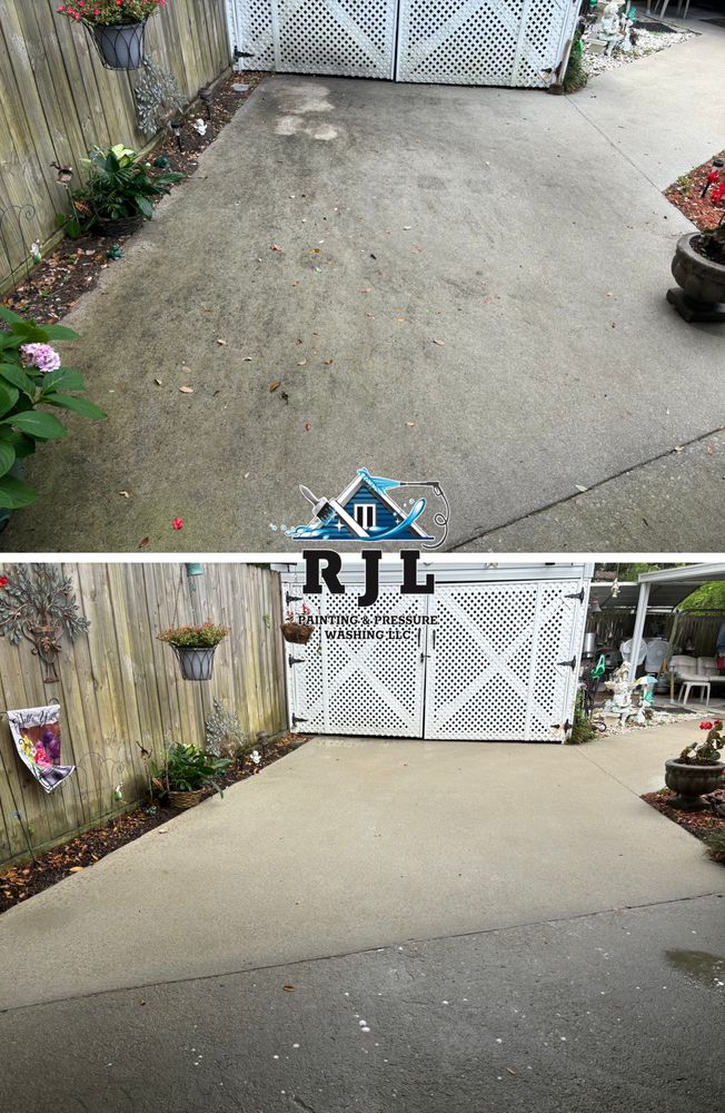 House/concrete cleaning for RJL Painting & Pressure Washing LLC in Charleston, SC