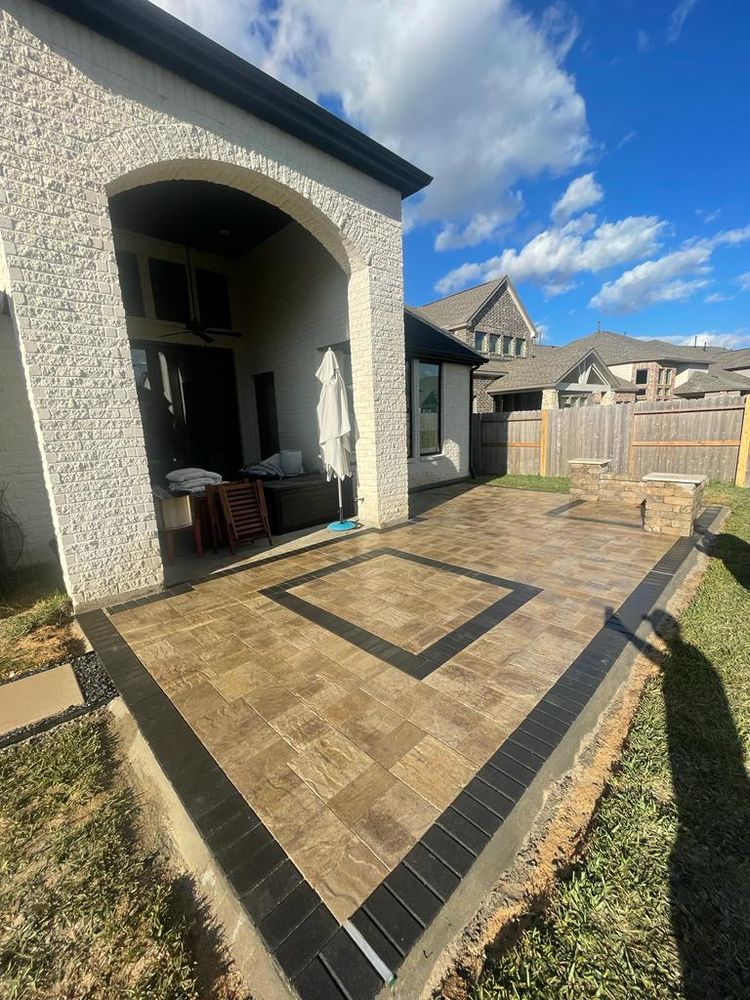 Patio Design for OTM Hardscape & Construction in Houston, TX