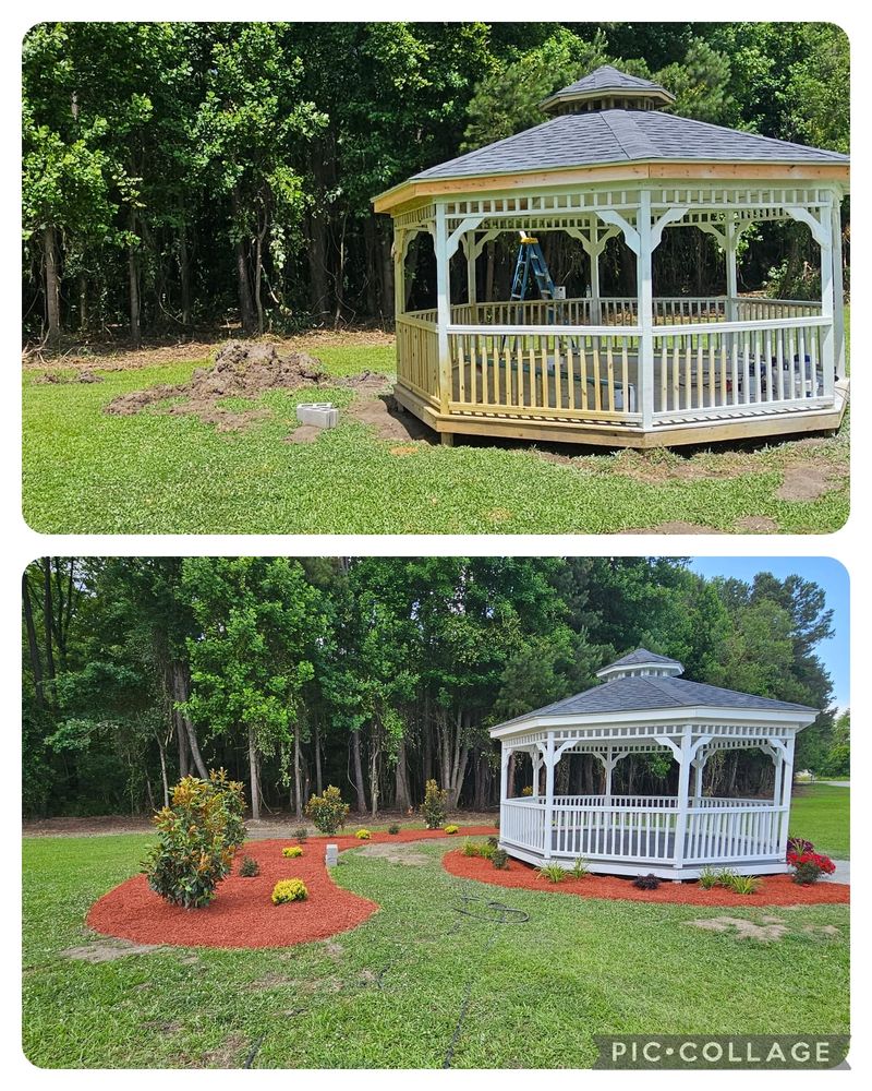 Transform your outdoor space with our expert team, enhancing beauty and functionality. Enjoy vibrant gardens, lush lawns, and tailored landscapes designed to elevate your home's curb appeal and outdoor enjoyment. for Natures Accent in Wilson, NC
