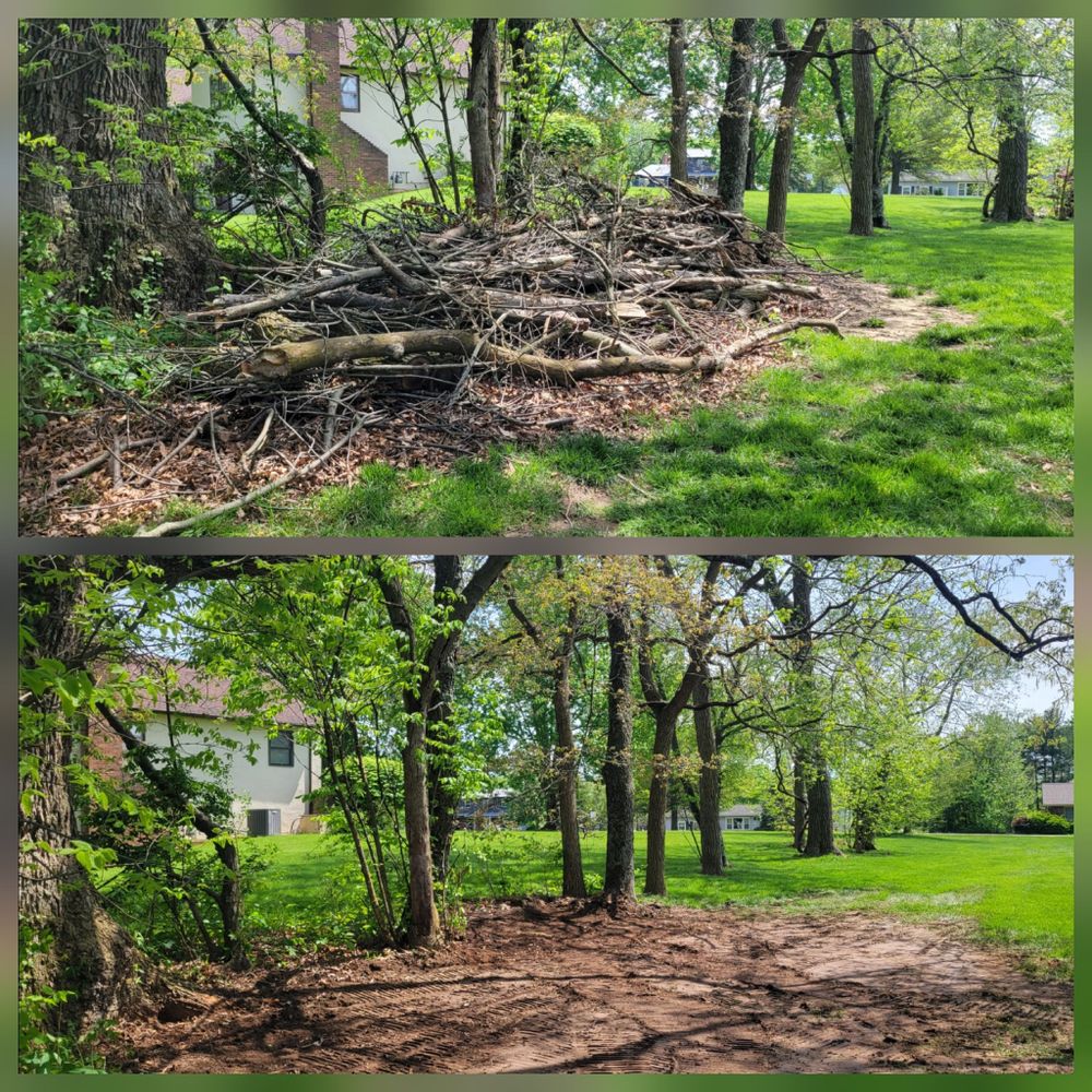 Ensure your property is safe and beautiful year-round with our expert tree removal services. We also offer professional snow removal to keep your outdoor spaces accessible in winter months. for Admiring Landscapes in Lancaster, OH