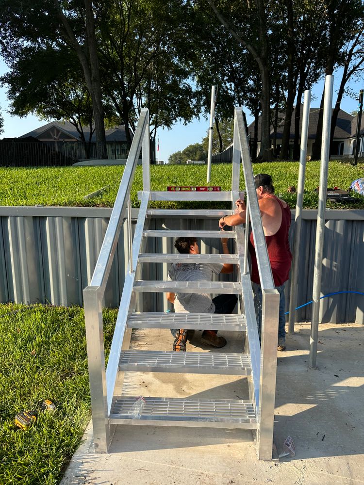 Lake Steps for BR Construction LLC  in Corsicana, TX