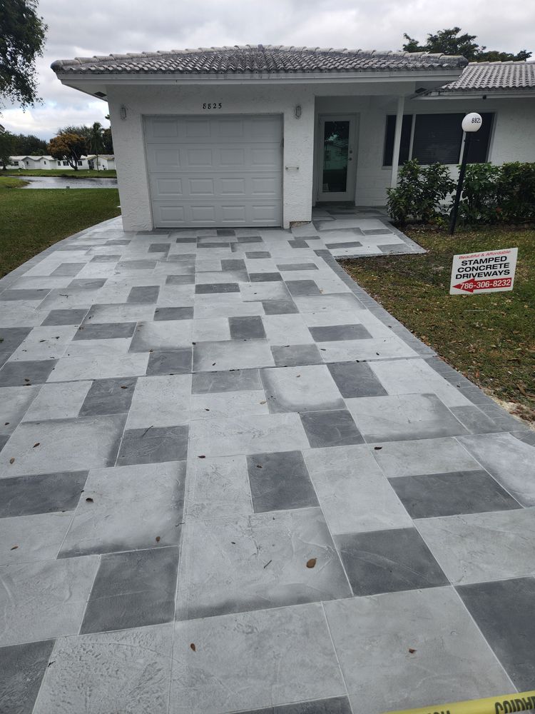 All Photos for Beautiful and Affordable Stamped Concrete by Castilla Concrete Finish Design Corp in Sunrise, FL