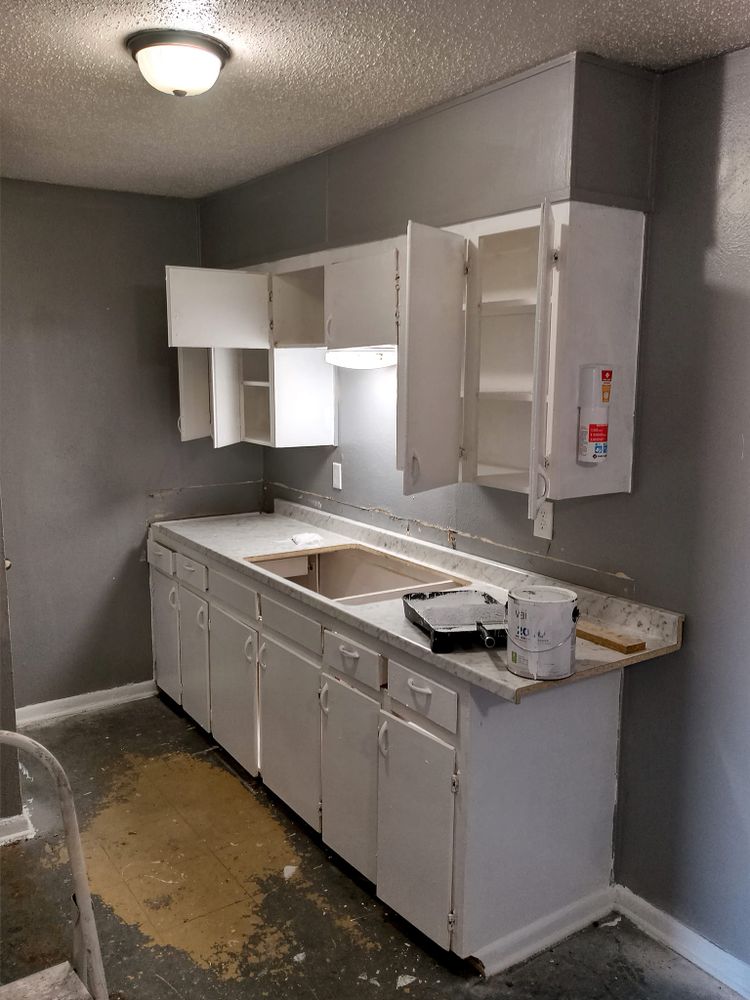 Revitalize your home with our expert kitchen and cabinet refinishing service, providing a cost-effective transformation that enhances beauty and functionality while adding value to your existing cabinets. for Paint-Me-In in Killeen, TX