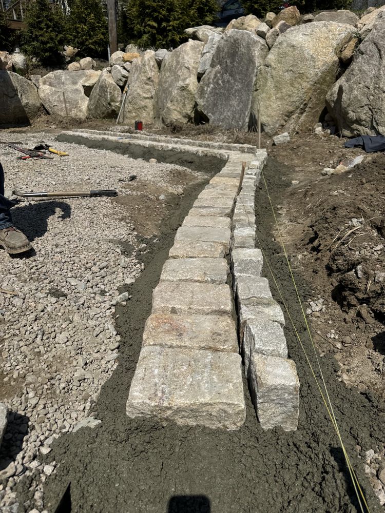 Hardscape for M.J. Construction & Landscape INC in Bristol, RI