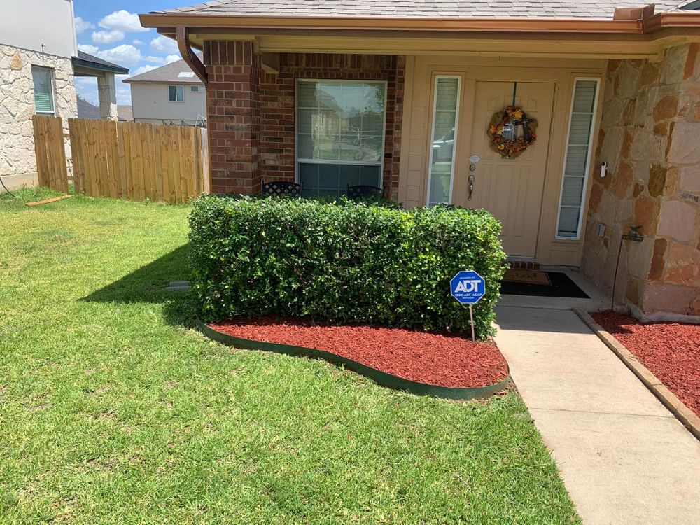 Our professional Shrub Trimming service enhances your home's curb appeal, maintains plant health, and promotes growth by expertly shaping and removing overgrowth to ensure your landscape looks neat year-round. for Scalpel Lawn Service in Temple, TX