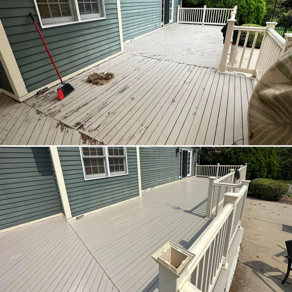 Before & After  for Suter & Sons Painting in Amherst, Western Massachusetts