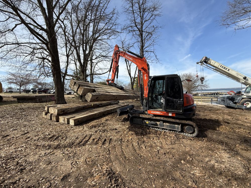 Our Equipment for BR Construction LLC in Corsicana, TX
