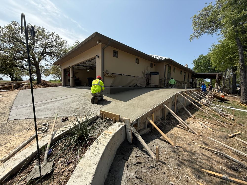 Concrete for BR Construction LLC in Corsicana, TX