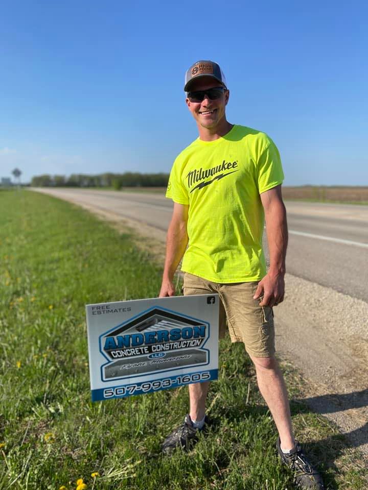 Anderson Concrete Construction team in Olmsted County, MN - people or person
