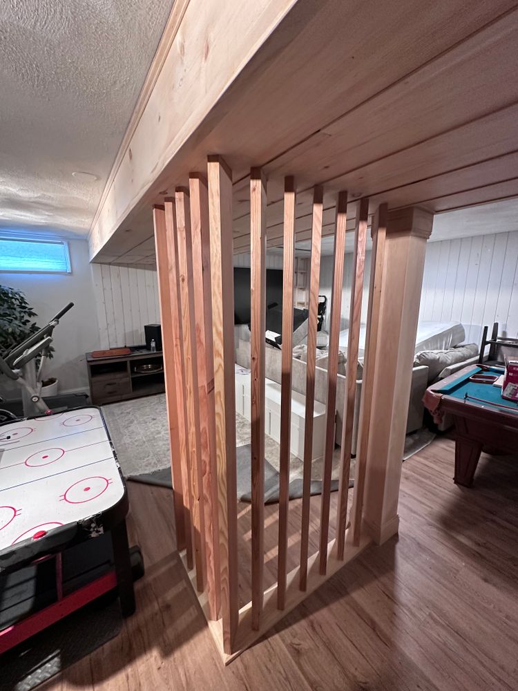 Custom wood work for Right Angle Carpentry in Hanson, MA