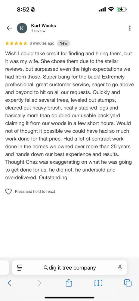 All Photos for Dig-It Tree Company in Mason, OH