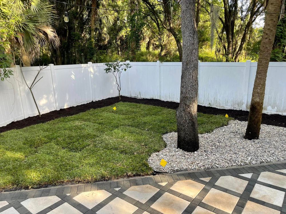 Hardscaping for Team Tolson Landscape in Tampa Bay, FL