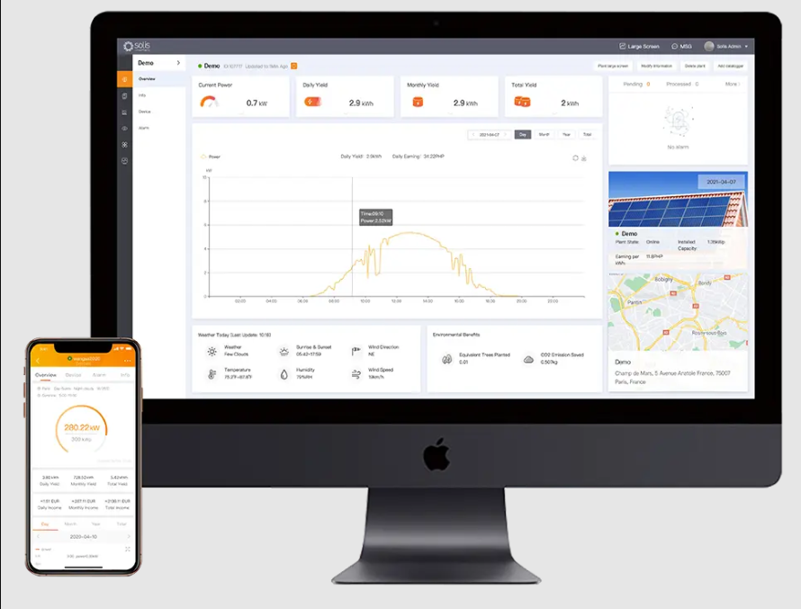 Our Online Monitoring service provides homeowners with real-time access to their solar energy system's performance, ensuring maximum efficiency and easy tracking of energy savings from any device, anywhere. for LMD Solar, LLC in Hillsboro, IL