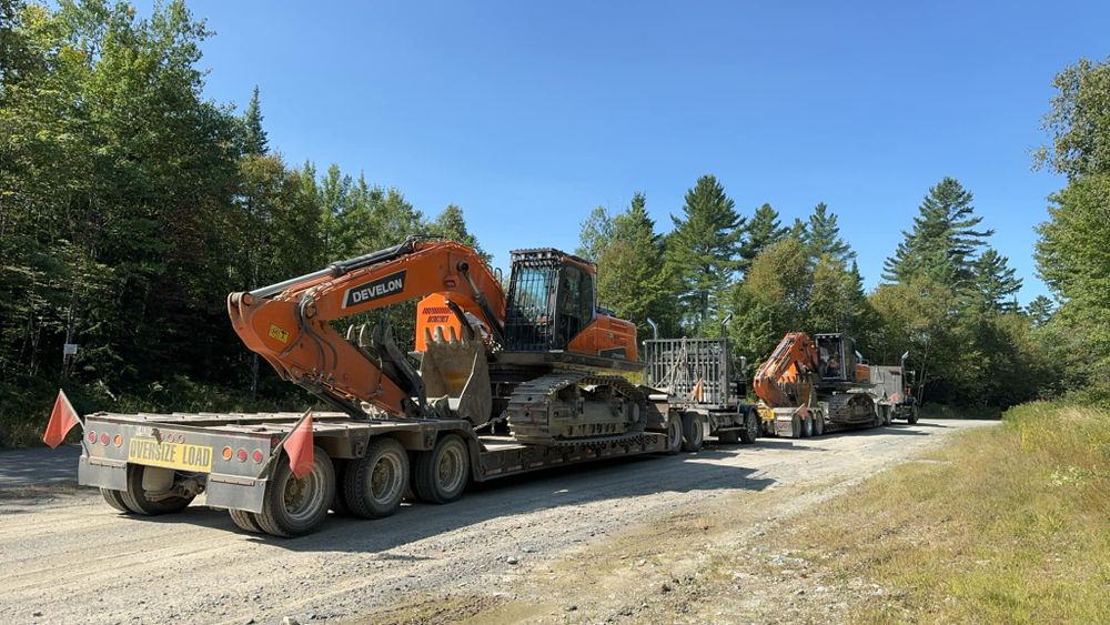 Excavation for Gardner Road Company in Winn, ME