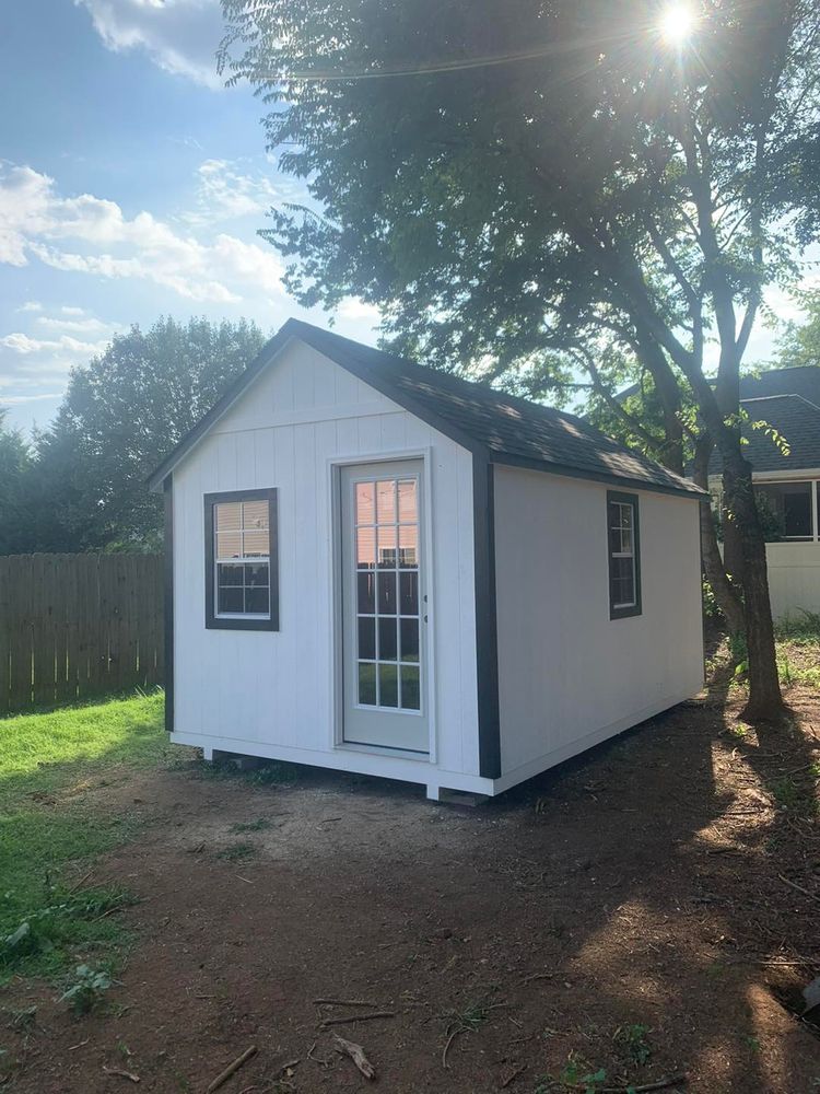 Design your dream outdoor space with our Custom Shed Construction service. From concept to completion, we build high-quality sheds tailored to fit your needs, enhancing both functionality and aesthetics. for Shamrock Shed and Garage in Charlotte , NC