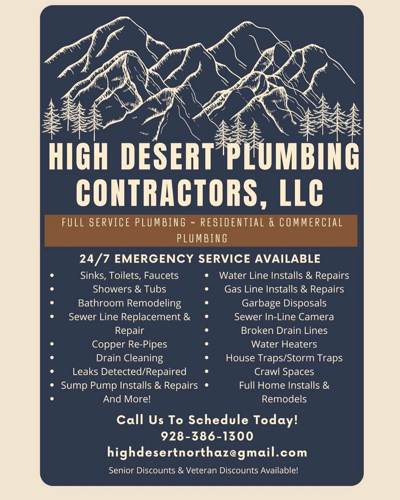 All Photos for High Desert Plumbing Contractors LLC in Winslow, AZ