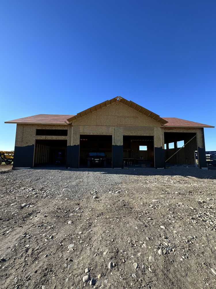 Framing for R&H Homes in Bozeman, MT