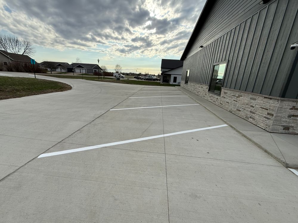 All Photos for Midwest Line Striping LLC in Spirit Lake, IA