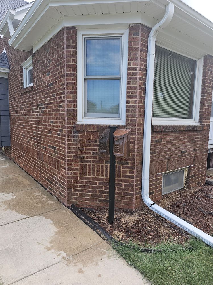 Chimney restored  for JM Restoration LLC. in South Milwaukee, WI