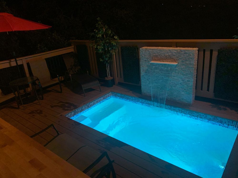 Fiberglass Pool for UBER FORCE in San Antonio, TX