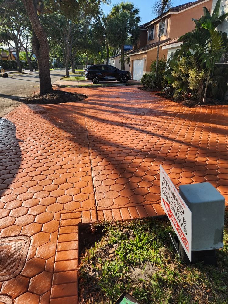 All Photos for Beautiful and Affordable Stamped Concrete by Castilla Concrete Finish Design Corp in Sunrise, FL