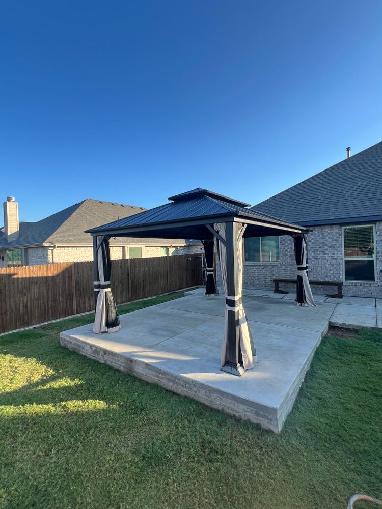 Gazebos  for BW Concrete Contracting LLC in Fort Worth, TX