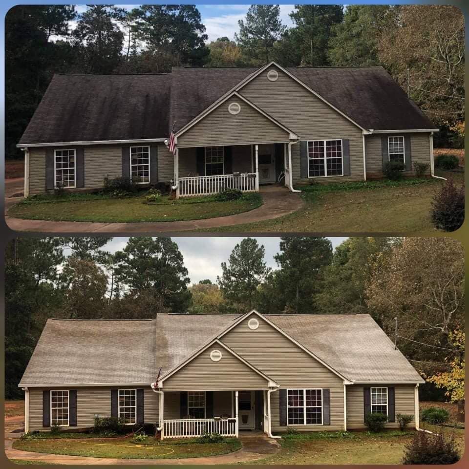 House Washing  for Aftermath Pressure Washing & Roof Washing & Soft Washing LLC in  Conyers, GA