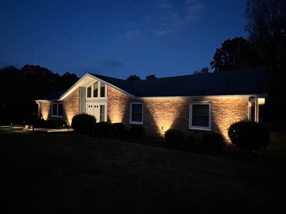 Outdoor Lighting Design and Installation for Malboeuf Landscaping, Inc in Kernersville, NC