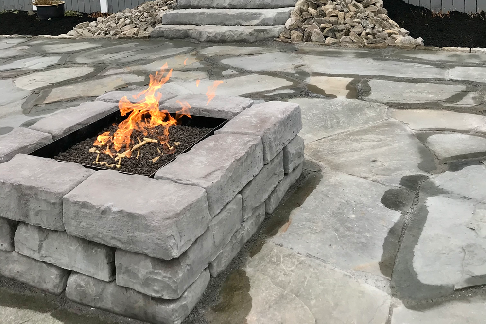 Outdoor Fireplaces for Resnik Landscaping Services in New Kensington, PA